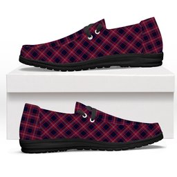 ScotsTee Shop Scottish Tullis Russell Tartan Plaid Canvas Loafer Shoes