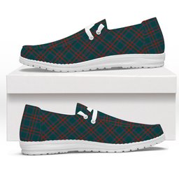 ScotsTee Shop Scottish Shaw of Tordarroch Hunting Modern Tartan Plaid Canvas Loafer Shoes