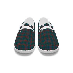 ScotsTee Shop Scottish Shaw of Tordarroch Hunting Modern Tartan Plaid Canvas Loafer Shoes