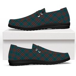 ScotsTee Shop Scottish Shaw of Tordarroch Hunting Modern Tartan Plaid Canvas Loafer Shoes
