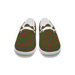 ScotsTee Shop Scottish Skene Ancient Tartan Plaid Canvas Loafer Shoes