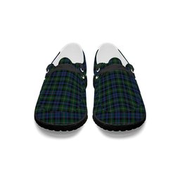 ScotsTee Shop Scottish Stevenson Hunting Tartan Plaid Canvas Loafer Shoes