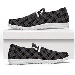 ScotsTee Shop Scottish Turnbull, Dress Bruce Tartan Plaid Canvas Loafer Shoes