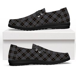 ScotsTee Shop Scottish Turnbull, Dress Bruce Tartan Plaid Canvas Loafer Shoes