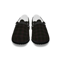 ScotsTee Shop Scottish Yen, Alexander Hunting Tartan Plaid Canvas Loafer Shoes