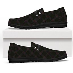 ScotsTee Shop Scottish Yen, Alexander Hunting Tartan Plaid Canvas Loafer Shoes