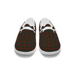 ScotsTee Shop Scottish Wilson Janet Tartan Plaid Canvas Loafer Shoes