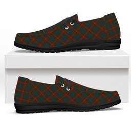 ScotsTee Shop Scottish Wilson Janet Tartan Plaid Canvas Loafer Shoes