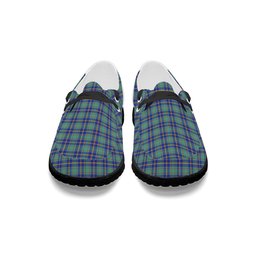 ScotsTee Shop Scottish US Marine Tartan Plaid Canvas Loafer Shoes