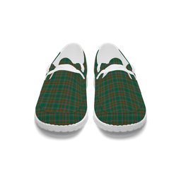 ScotsTee Shop Scottish Shaw of Tordarroch Hunting Ancient Tartan Plaid Canvas Loafer Shoes