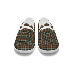 ScotsTee Shop Scottish Thompson Hunting Modern Tartan Plaid Canvas Loafer Shoes