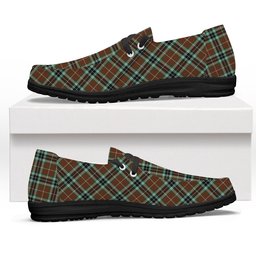 ScotsTee Shop Scottish Thompson Hunting Modern Tartan Plaid Canvas Loafer Shoes