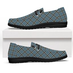 ScotsTee Shop Scottish Thomson Dress TS1383 Tartan Plaid Canvas Loafer Shoes