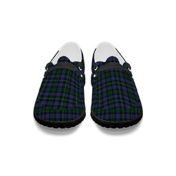 ScotsTee Shop Scottish Urquhart Brydone Tartan Plaid Canvas Loafer Shoes