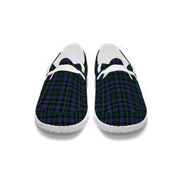 ScotsTee Shop Scottish Urquhart Brydone Tartan Plaid Canvas Loafer Shoes