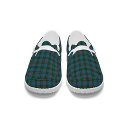 ScotsTee Shop Scottish Wood Ancient Tartan Plaid Canvas Loafer Shoes