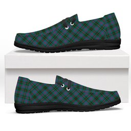 ScotsTee Shop Scottish Wood Ancient Tartan Plaid Canvas Loafer Shoes