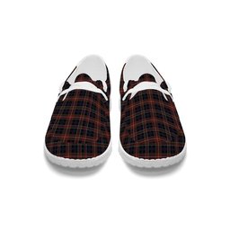 ScotsTee Shop Scottish York Region Pipe Band Tartan Plaid Canvas Loafer Shoes