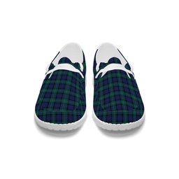 ScotsTee Shop Scottish Thompson Modern Tartan Plaid Canvas Loafer Shoes