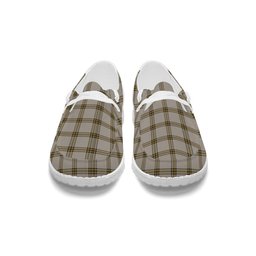 ScotsTee Shop Scottish Young in Australia Tartan Plaid Canvas Loafer Shoes