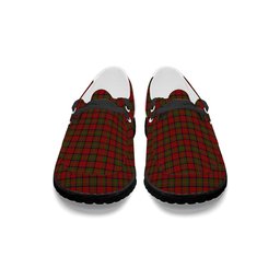 ScotsTee Shop Scottish Stewart of Ardshiel Tartan Plaid Canvas Loafer Shoes