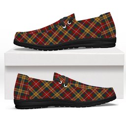 ScotsTee Shop Scottish Young Presidents Organisation Dress Tartan Plaid Canvas Loafer Shoes