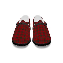 ScotsTee Shop Scottish Stewart of Rothesay 2 Tartan Plaid Canvas Loafer Shoes