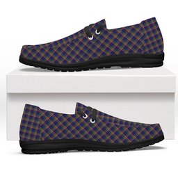 ScotsTee Shop Scottish Yukon (asymmetric) Tartan Plaid Canvas Loafer Shoes