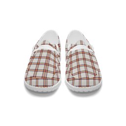 ScotsTee Shop Scottish Young Christina Ancient Tartan Plaid Canvas Loafer Shoes