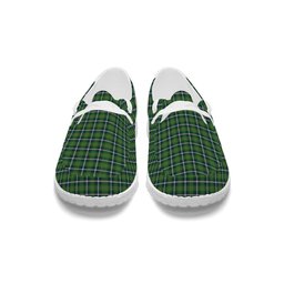 ScotsTee Shop Scottish Young Life International Scotland Tartan Plaid Canvas Loafer Shoes