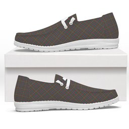 ScotsTee Shop Scottish Young Weathered Clan Tartan Plaid Canvas Loafer Shoes