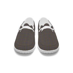 ScotsTee Shop Scottish Young Weathered Clan Tartan Plaid Canvas Loafer Shoes