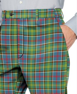 ScotsTee Shop Scottish Ayrshire District Men's Tartan Trousers Plaid Trews - Regular Fit