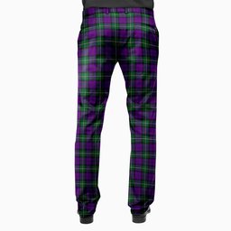 ScotsTee Shop Scottish Baillie Highland Society Men's Tartan Trousers Plaid Trews - Regular Fit
