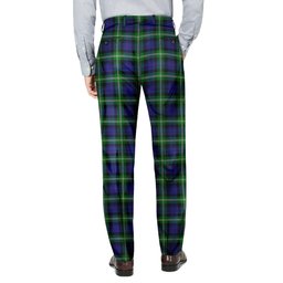 ScotsTee Shop Scottish Baillie of Polkemmet Men's Tartan Trousers Plaid Trews - Regular Fit
