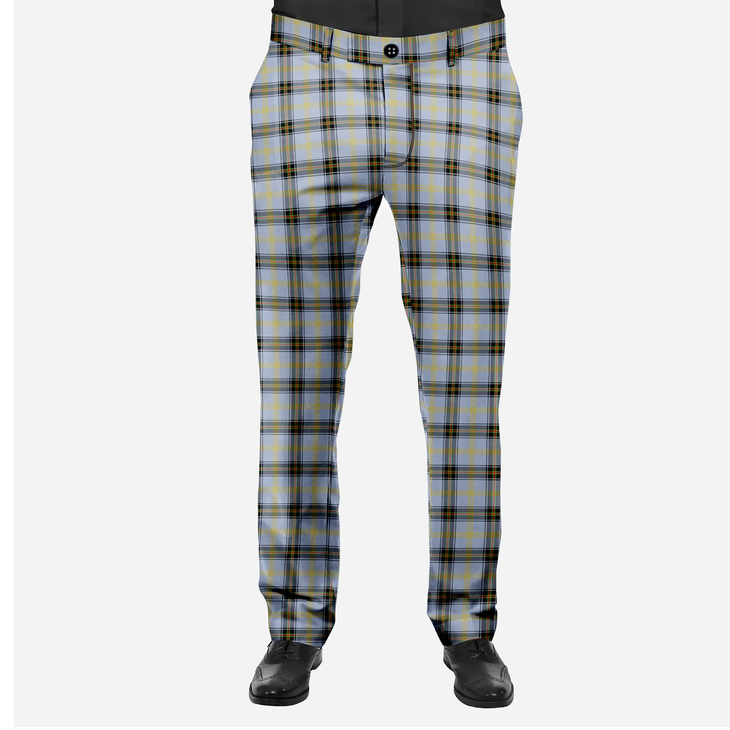 ScotsTee Shop Scottish Bell of the Borders SC Men's Tartan Trousers Plaid Trews - Regular Fit