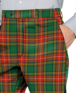 ScotsTee Shop Scottish Baxter Ancient Men's Tartan Trousers Plaid Trews - Regular Fit
