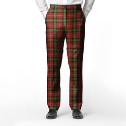 ScotsTee Shop Scottish Boyd Men's Tartan Trousers Plaid Trews - Regular Fit