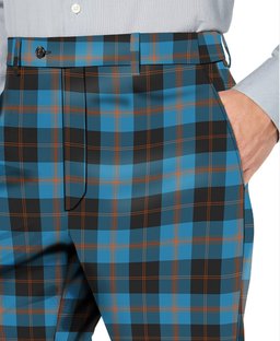 ScotsTee Shop Scottish Angus Ancient Men's Tartan Trousers Plaid Trews - Regular Fit