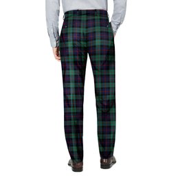 ScotsTee Shop Scottish Black Watch Coarse Kilt Modern Men's Tartan Trousers Plaid Trews - Regular Fit