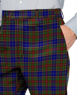 ScotsTee Shop Scottish Beattie (Beatty) Men's Tartan Trousers Plaid Trews - Regular Fit