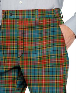 ScotsTee Shop Scottish Beattie (Beatty) Ancient Men's Tartan Trousers Plaid Trews - Regular Fit