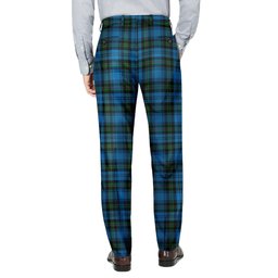 ScotsTee Shop Scottish Blanton Men's Tartan Trousers Plaid Trews - Regular Fit