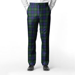 ScotsTee Shop Scottish Baird Modern Men's Tartan Trousers Plaid Trews - Regular Fit