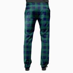 ScotsTee Shop Scottish Barclay Hunting Modern Men's Tartan Trousers Plaid Trews - Regular Fit