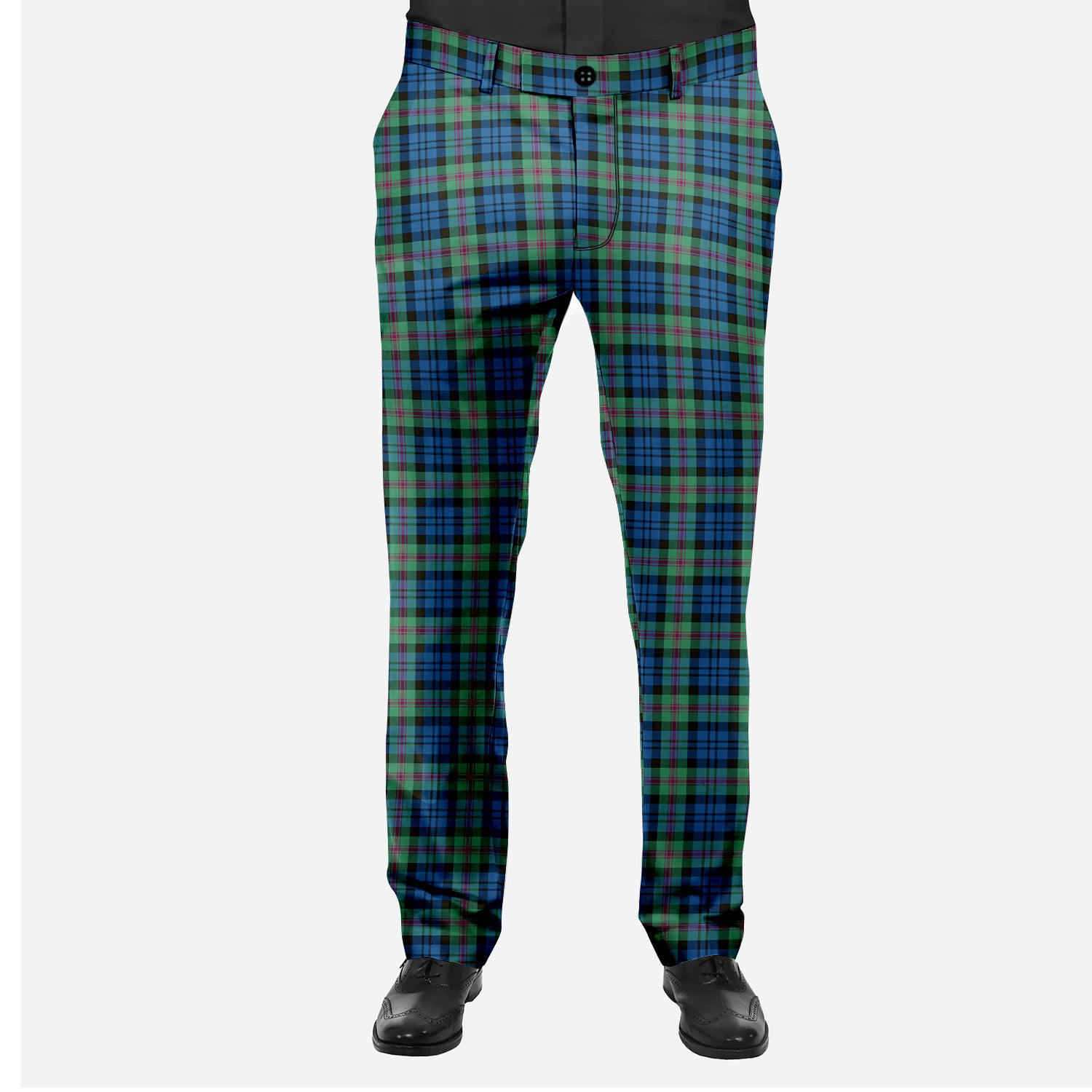 ScotsTee Shop Scottish Baird Ancient Men's Tartan Trousers Plaid Trews - Regular Fit