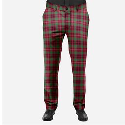 ScotsTee Shop Scottish Ainslie Modern Men's Tartan Trousers Plaid Trews - Regular Fit