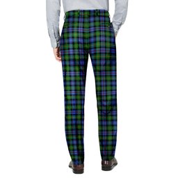 ScotsTee Shop Scottish Baillie Hunting Men's Tartan Trousers Plaid Trews - Regular Fit