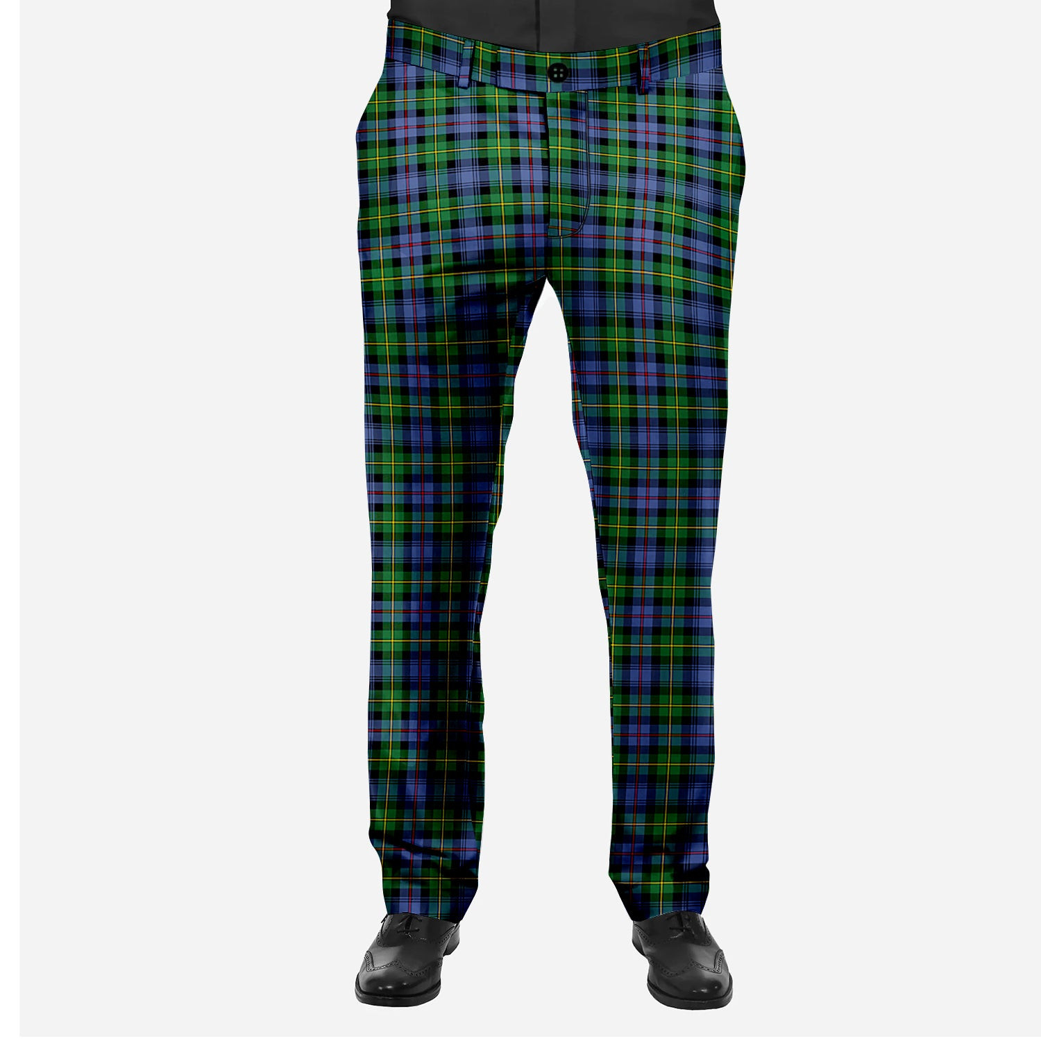 ScotsTee Shop Scottish Baillie Hunting Men's Tartan Trousers Plaid Trews - Regular Fit