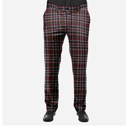 ScotsTee Shop Scottish Borthwick Men's Tartan Trousers Plaid Trews - Regular Fit